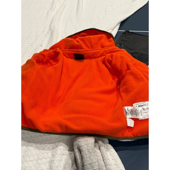 Snozu Kids Puffer Jacket Camo Print Orange Fleece Lined Hooded Winter 2T - Picture 7 of 8